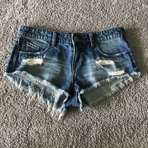 Volcom Jean Shorts 28 Rvca One teaspoon